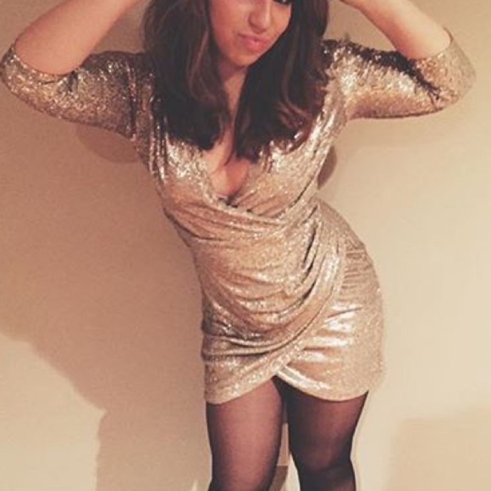 Gold Sparkle Dress